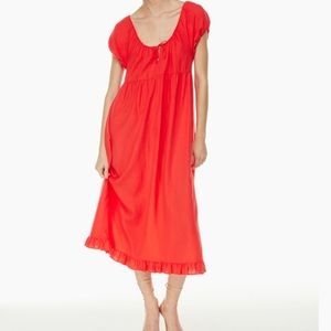 Aritzia Wilfred Shadow Linen Dress
